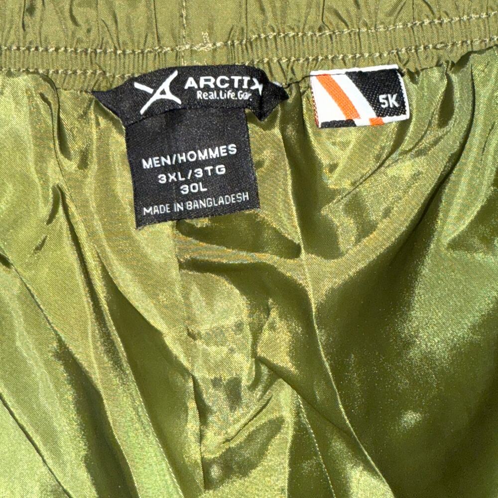 Arctix Men's Storm Rain Pant, Olive 3X 30L - Picture 9 of 14